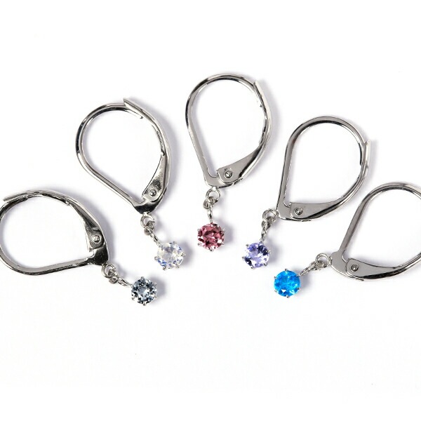 天然石 ジャーマンフックピアス ［3mm］