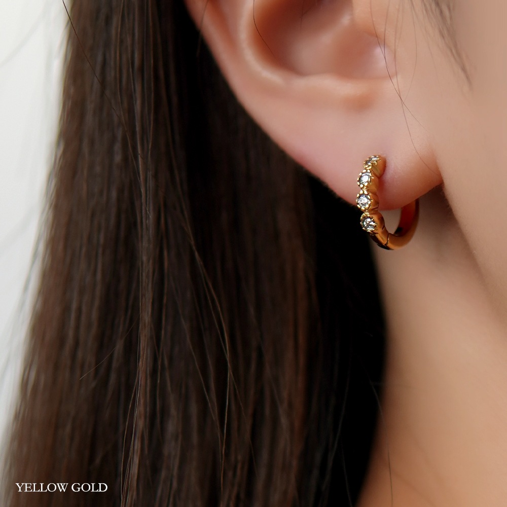 キュービックライン中折れ式ピアス