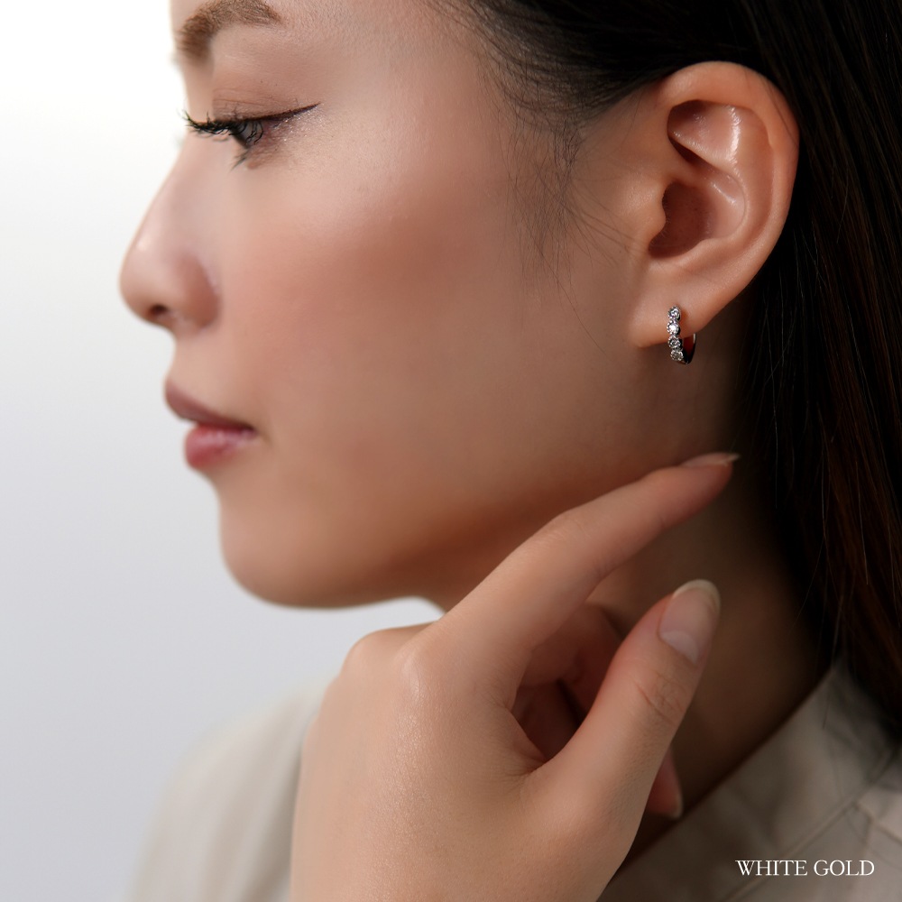 キュービックライン中折れ式ピアス