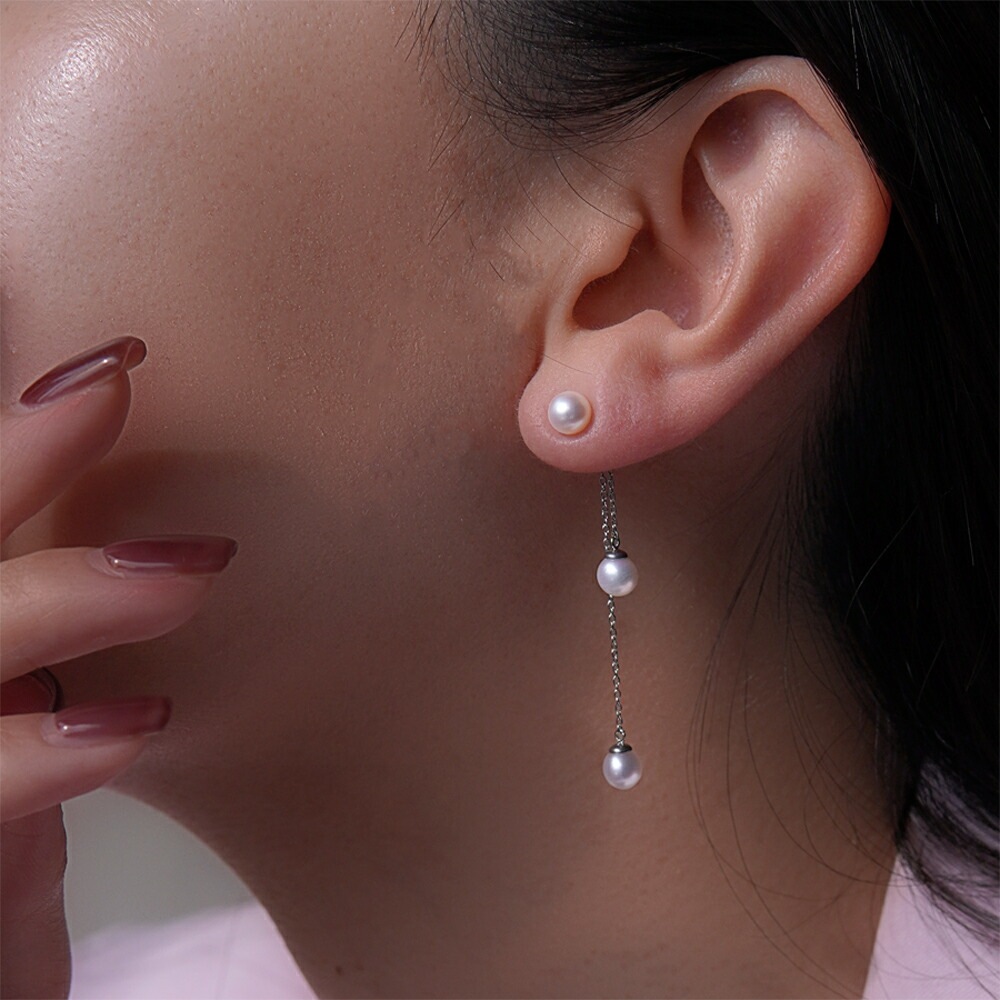 ピアス 金属アレルギー対応 セカンドピアス ファーストピアス レディース 誕生日 プレゼント ステンレス316 キャッチ ピアス 天然石 誕生石(06月) 淡水パール【片耳用】