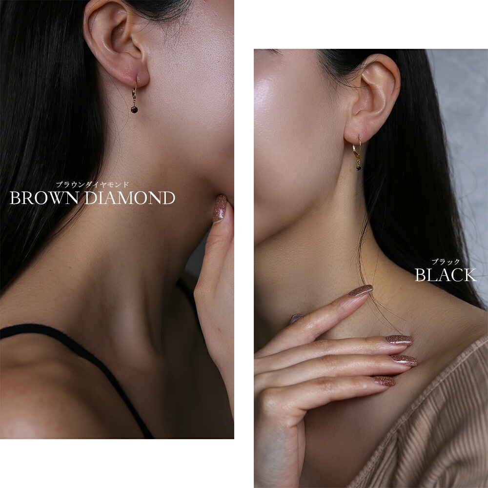 DALLOZ社製 キュービック ジャーマンフックピアス ［3mm～6mm］