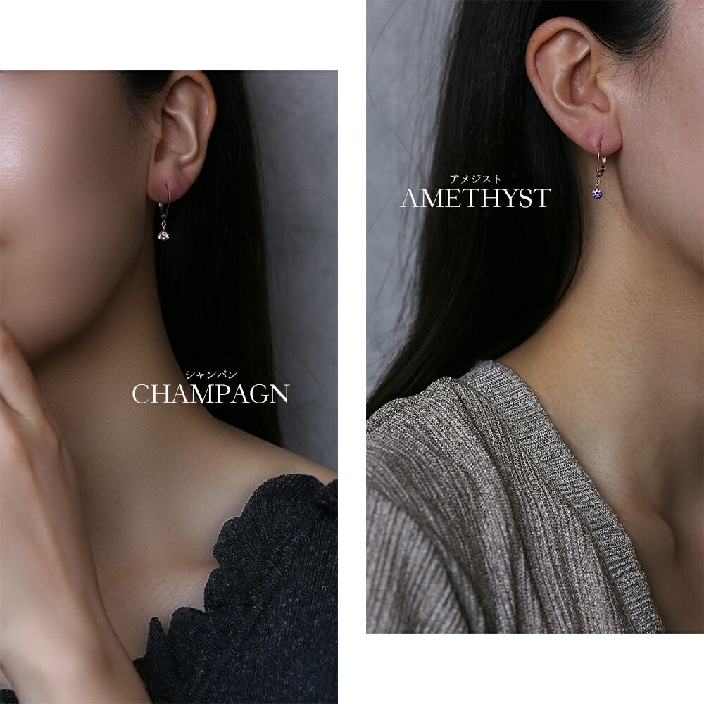 DALLOZ社製 キュービック ジャーマンフックピアス ［3mm～6mm］