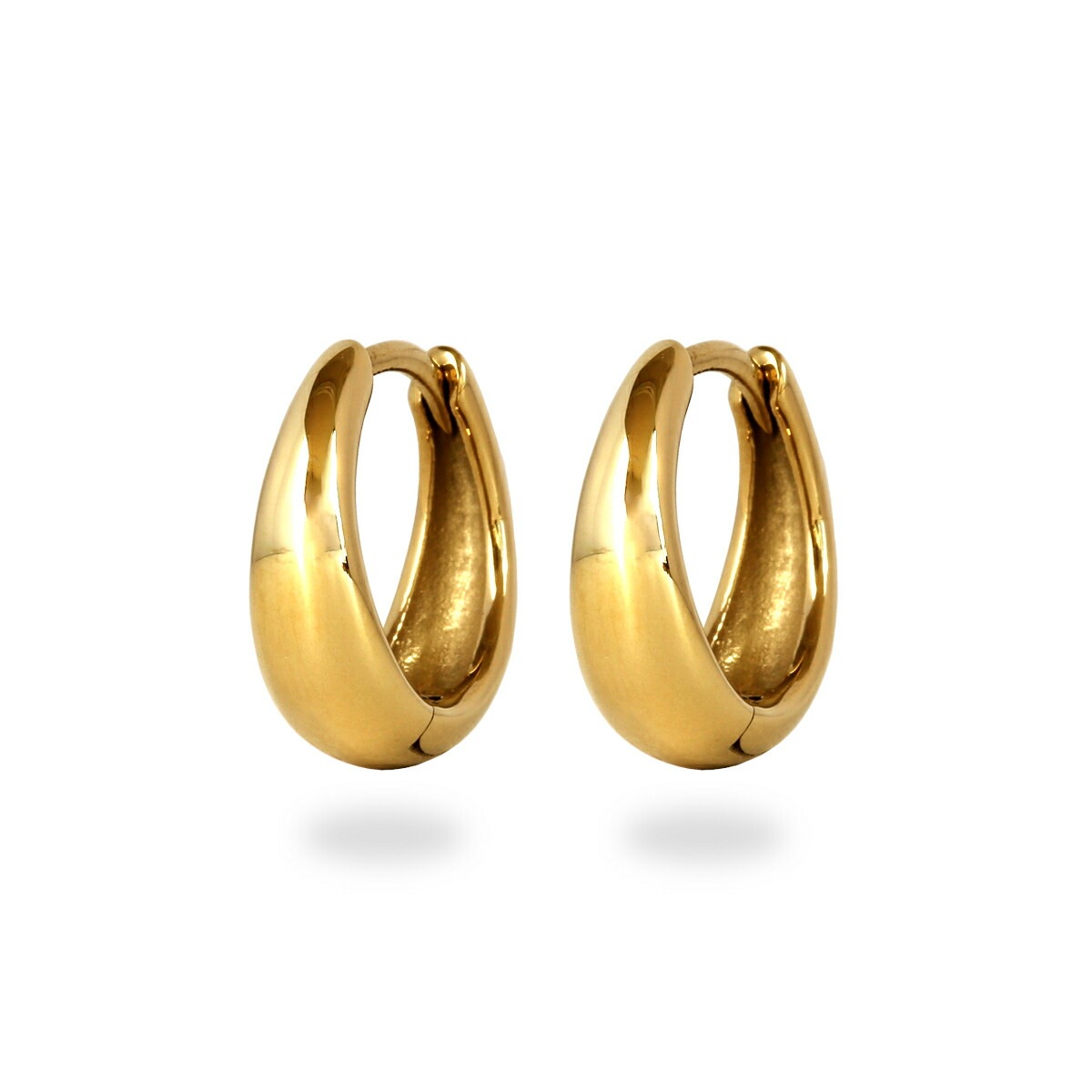 月甲丸 中折れ式ピアス 5mm×15mm