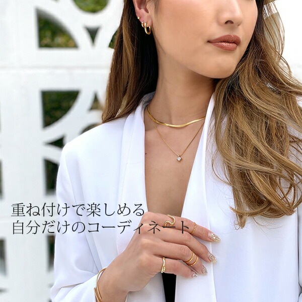 甲丸フープ 中折れ式ピアス 2mm×20mm