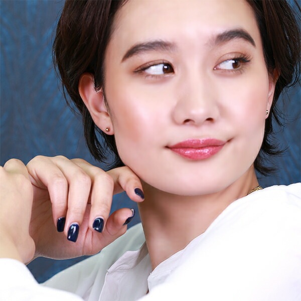 【片耳販売】丸玉 スタッドピアス 4mm 【ピンクゴールド色】
