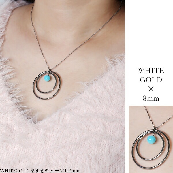 ネックレス 金属アレルギー対応 ペンダント レディース 誕生日 プレゼント ステンレス316 ネック WG色 43cm 長さ調整フリー チェーン 天然石 アマゾナイト