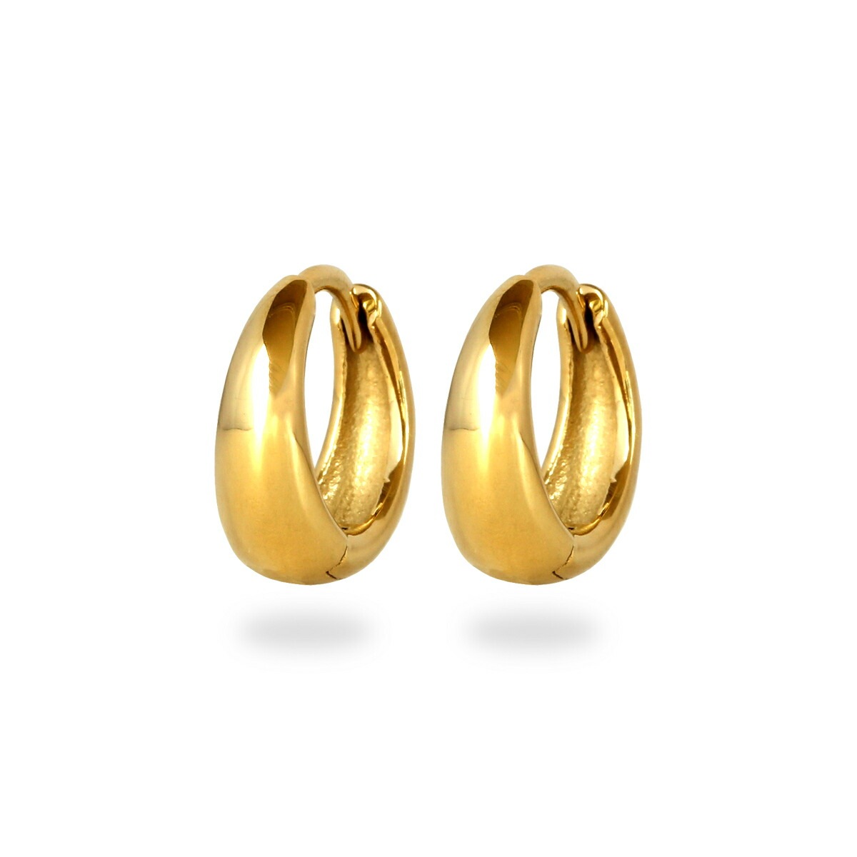月甲丸 中折れ式ピアス 5mm×12mm
