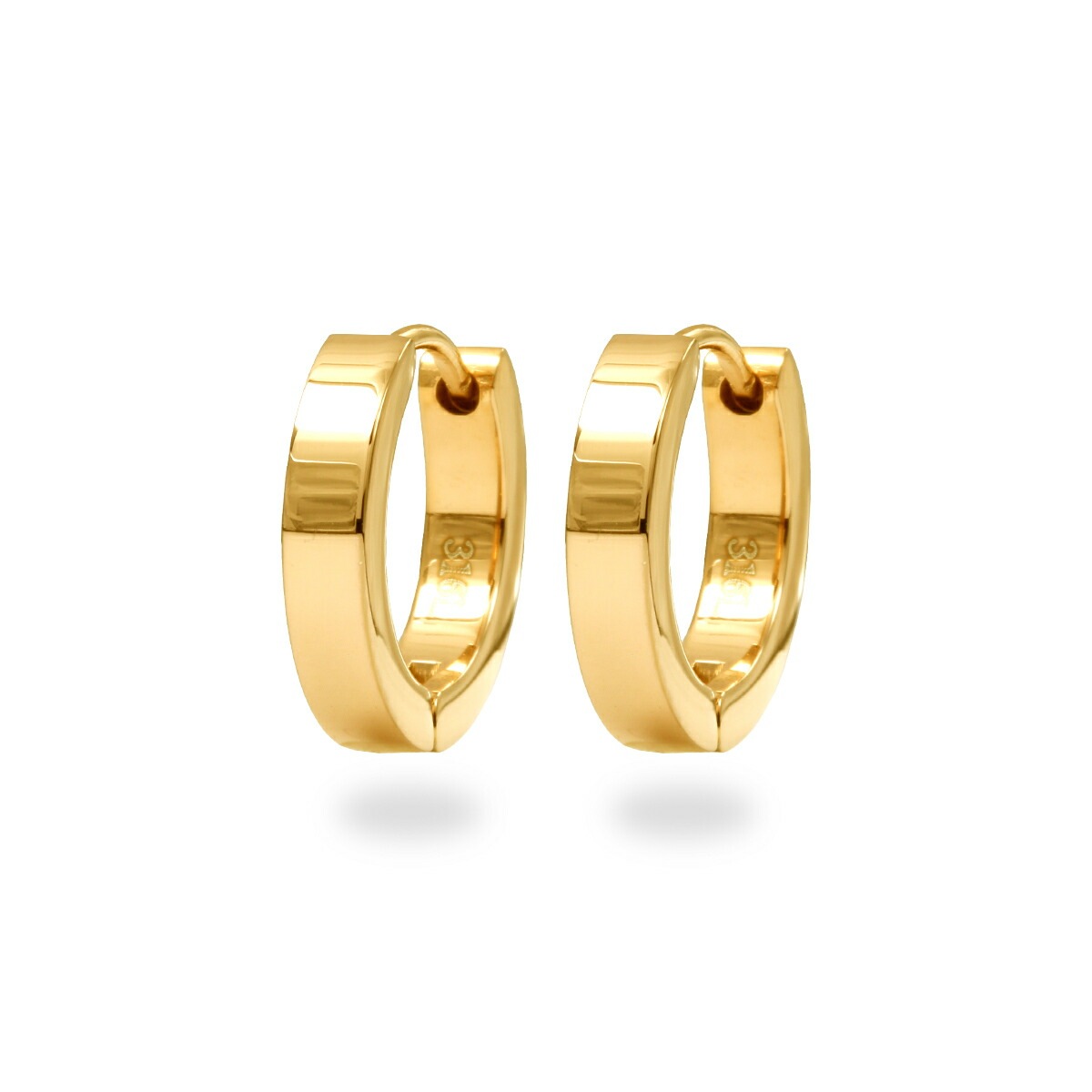 平打ちフープ 中折れ式ピアス 3mm×15mm