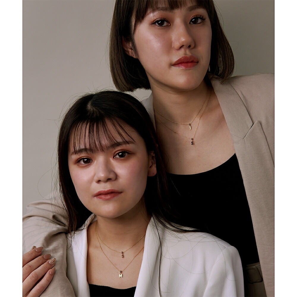 イニシャル＆ナンバー ペンダントトップ