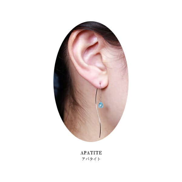 ピアス ウエーブ 4X6MM ブリオ アパ