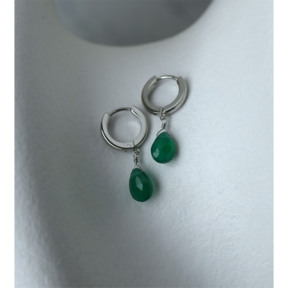ピアス   2X13 中折 6X8MM P/S ブリオ Gオニキス
