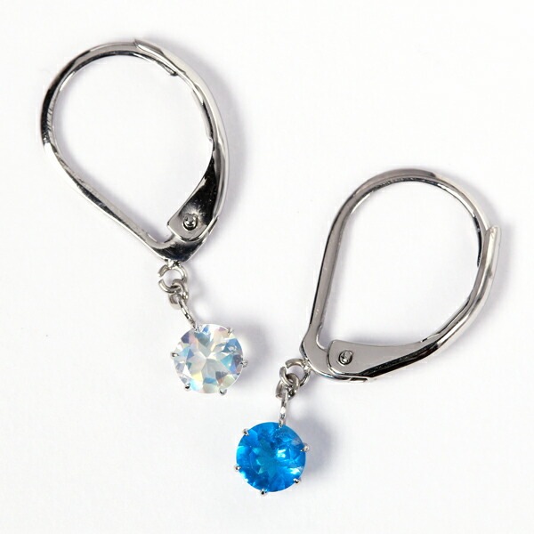 天然石 ジャーマンフックピアス ［4mm］