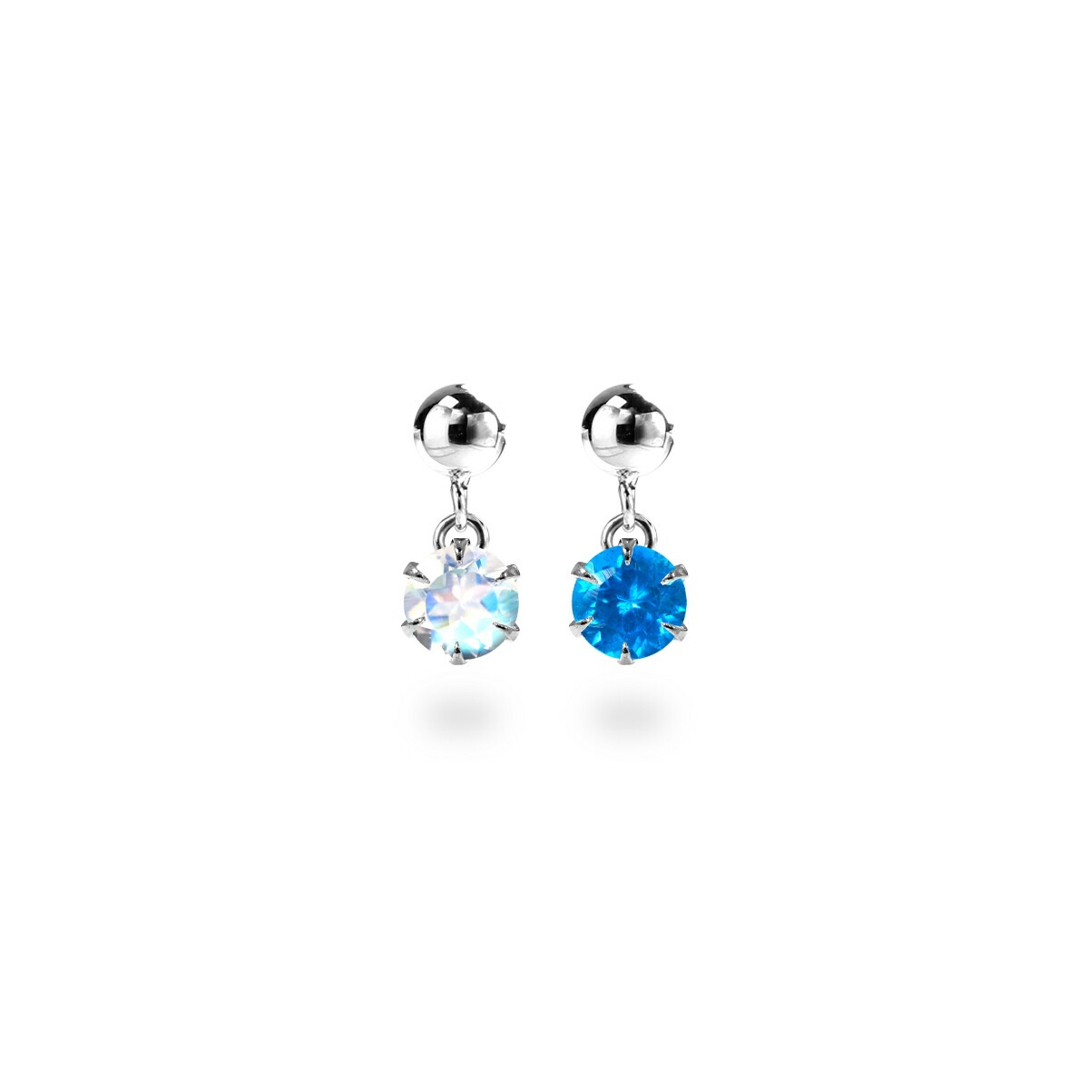 天然石 半丸 スタッドピアス ［4mm］