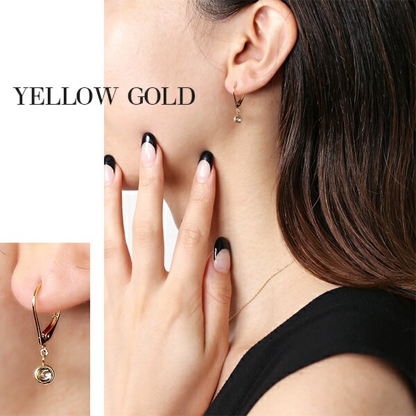 ムーンストーン カボションカット  ジャーマンフックピアス ［3mm］