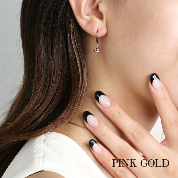 ムーンストーン カボションカット  ジャーマンフックピアス ［3mm］