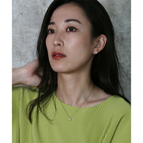 【片耳販売】あこや真珠 スタッドピアス ［6mm］