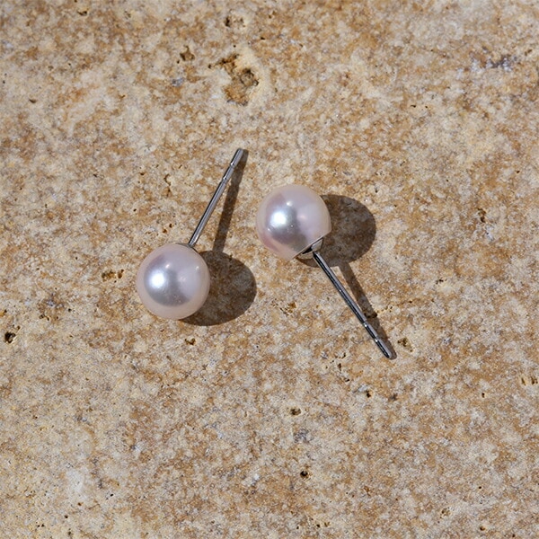 あこや真珠 スタッドピアス ［7mm］ | ピアス | Negozietto