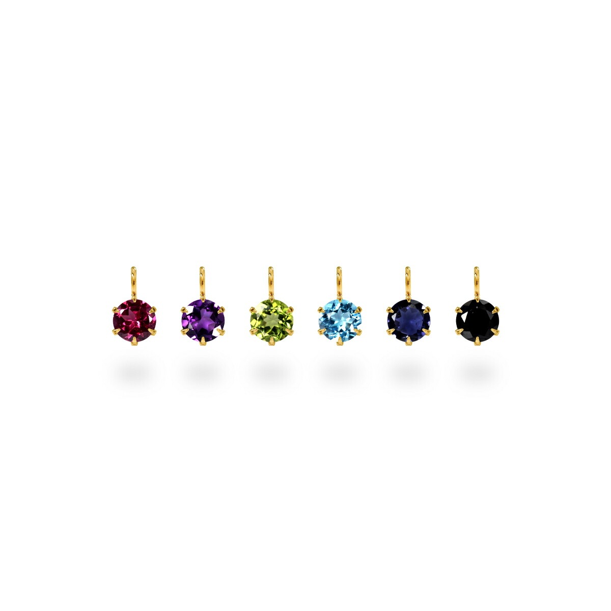 天然石 一粒 ペンダントトップ ［3mm］