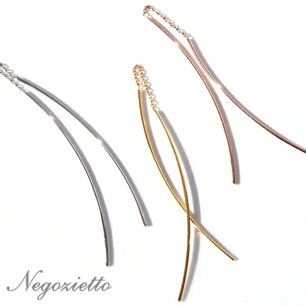 【片耳販売】カーブライン アメリカンピアス