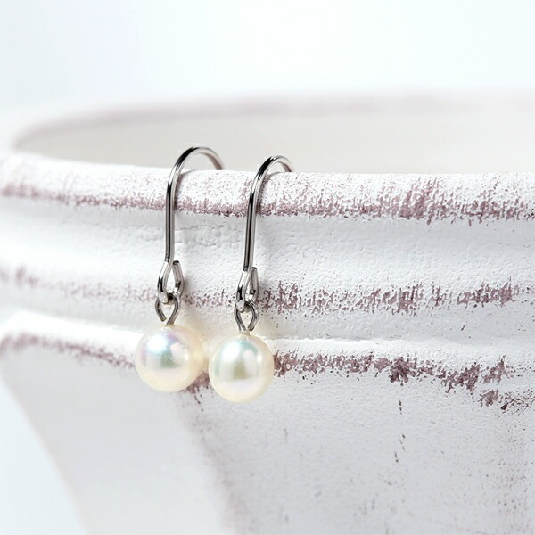 ピアス   WRフック(小) 4MM 淡水P