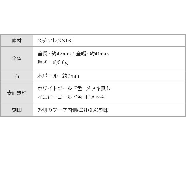 ネックレス 金属アレルギー対応 ペンダント レディース 誕生日 プレゼント ステンレス316 ネック YG/PG色 43cm 長さ調整フリー チェーン 天然石 誕生石(06月) 本パール