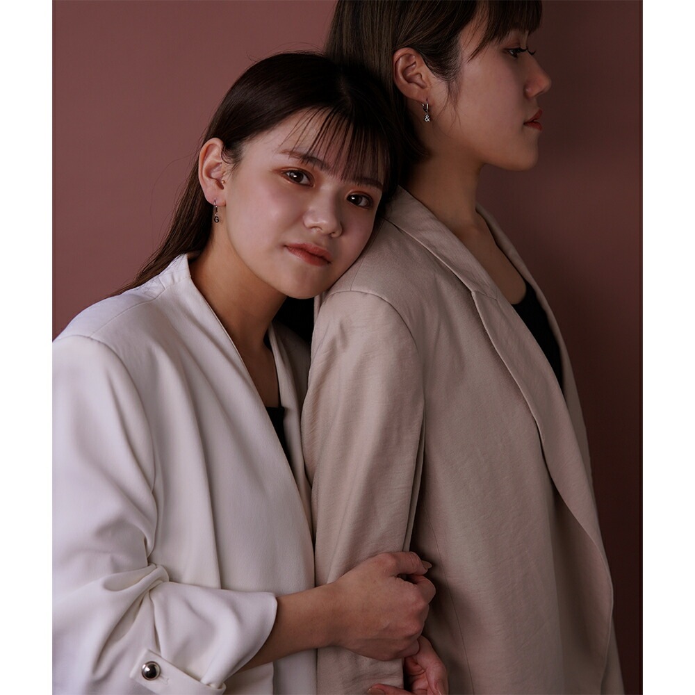 【片耳販売】イニシャル＆ナンバー ジャーマンフックピアス