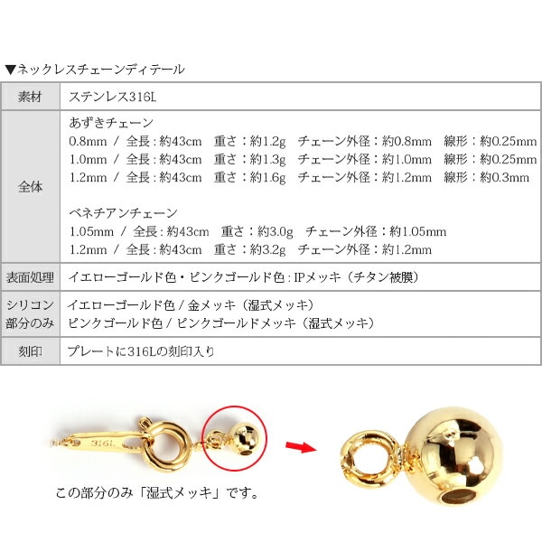 ネックレス 金属アレルギー対応 ペンダント レディース 誕生日 プレゼント ステンレス316 ネック YG/PG色 43cm 長さ調整フリー チェーン 天然石 誕生石(06月) 淡水パール