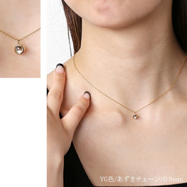 長さ調整可能 | ムーンストーン4mm カボションカット ネックレス【イエローゴールド色・ピンクゴールド色】