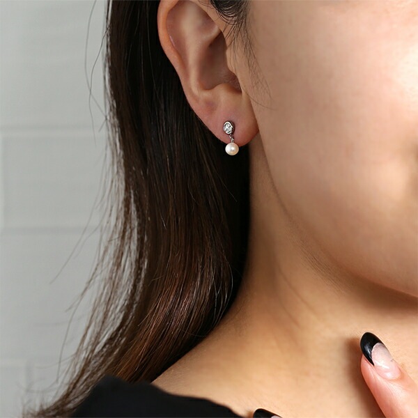 ピアス   覆輪 3MM Bムーン/4MM 淡水P