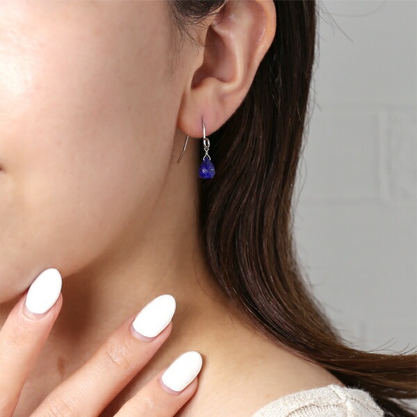 ピアス   WRフック(小) 5X8.5MM ブリオ ラピス