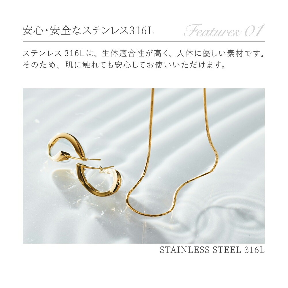 【片耳販売】キュービックぶら下がり フープ 中折れ式ピアス ［3mm～6mm］