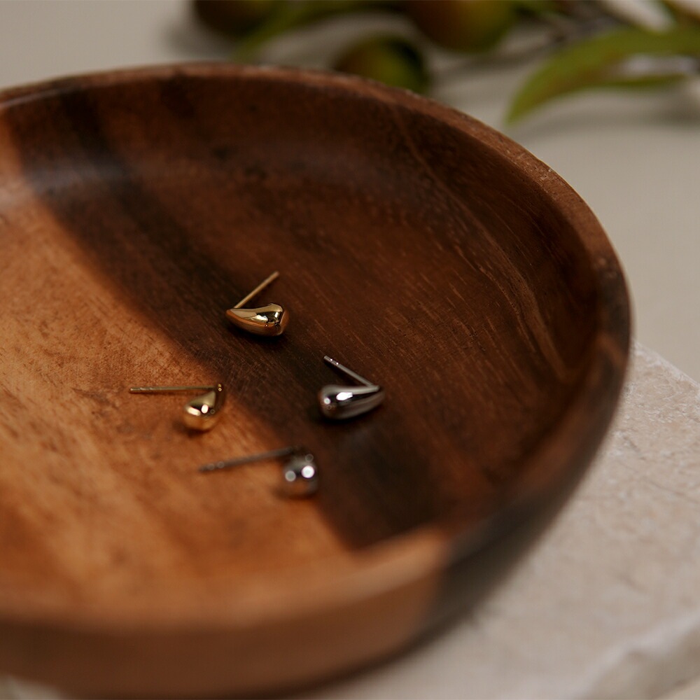 【片耳販売】《Small》ドロップ スタッドピアス
