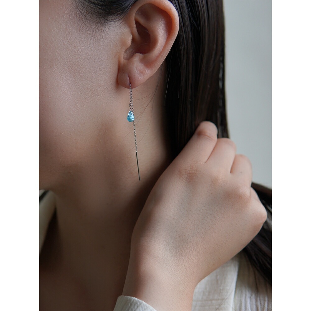 ピアス   ストーレート 4X6MM ブリオ アパ