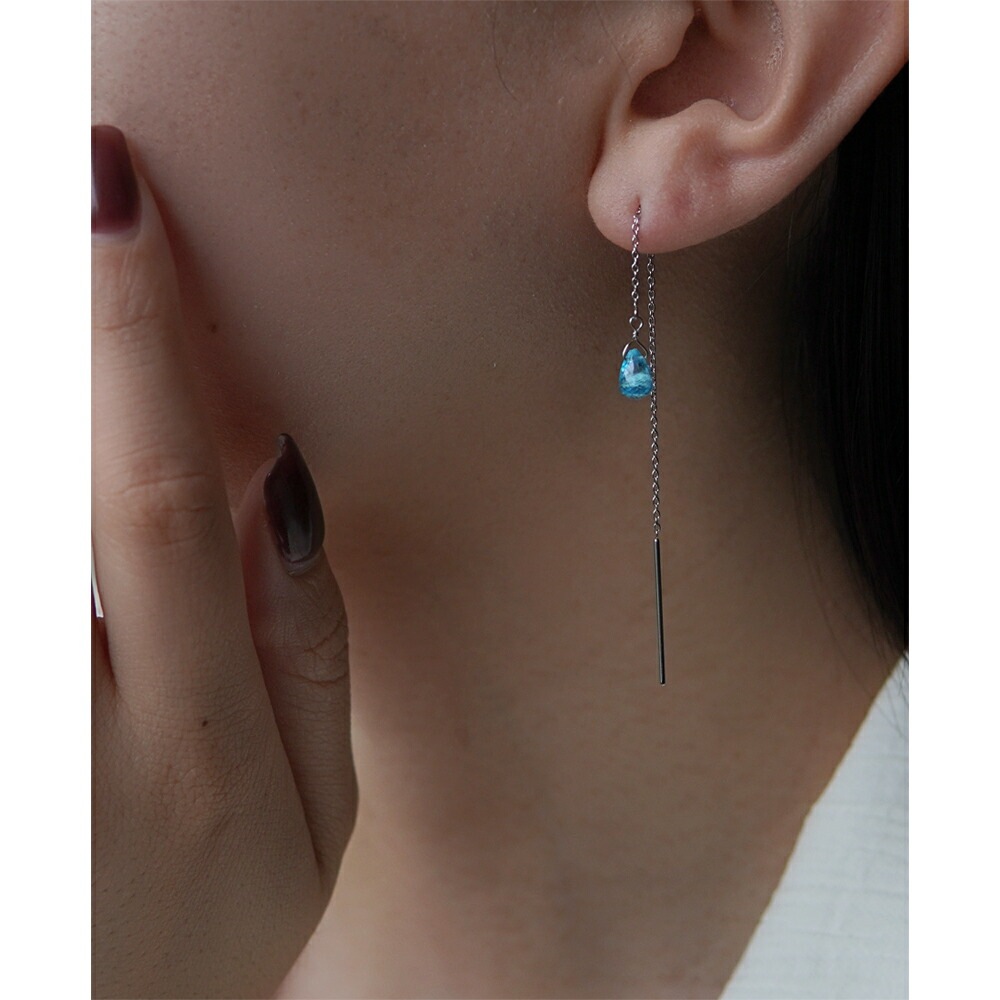ピアス   ストーレート 4X6MM ブリオ アパ