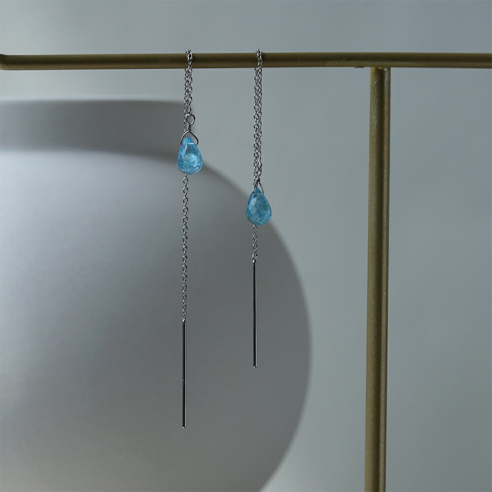 ピアス   ストーレート 4X6MM ブリオ アパ