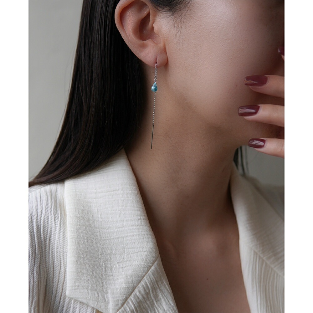 ピアス   ストーレート 4X6MM ブリオ アパ