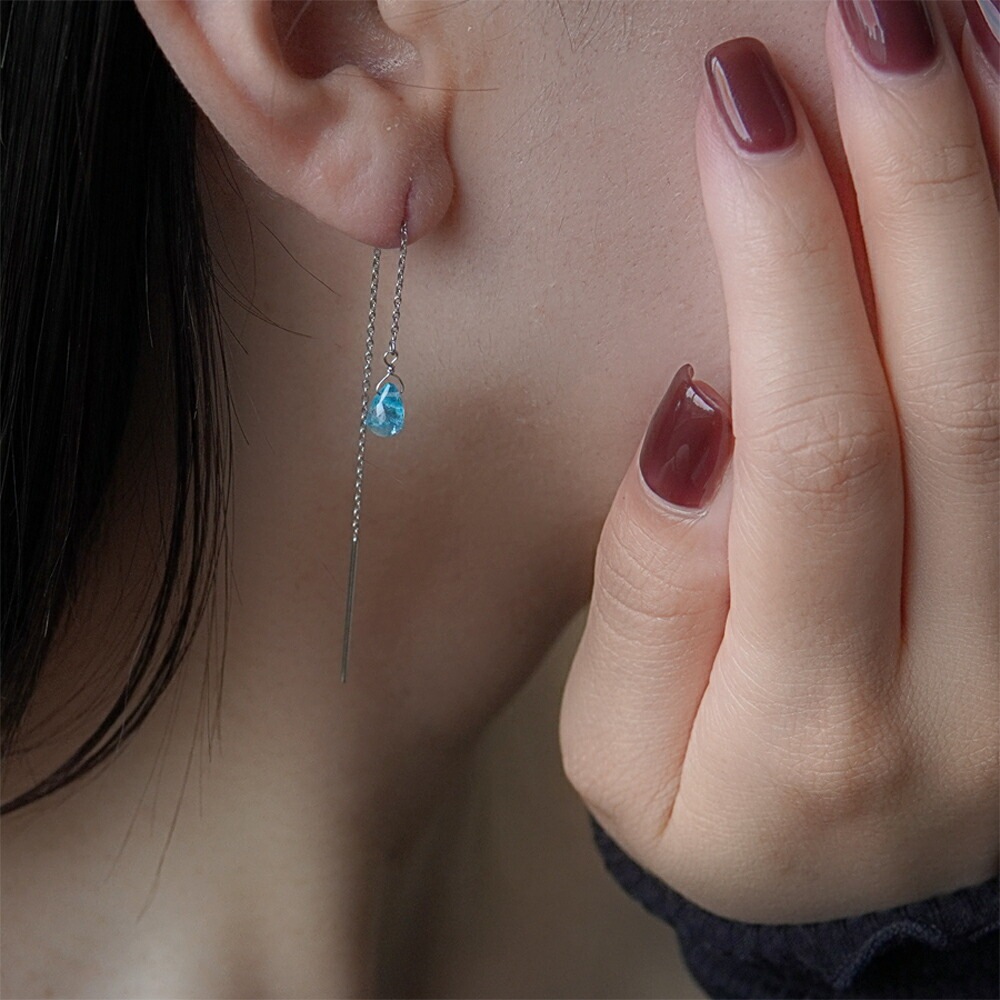 ピアス   ストーレート 4X6MM ブリオ アパ