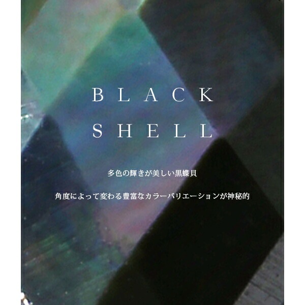 ピアス WRフック 8X10MM 黒蝶貝/淡水パール
