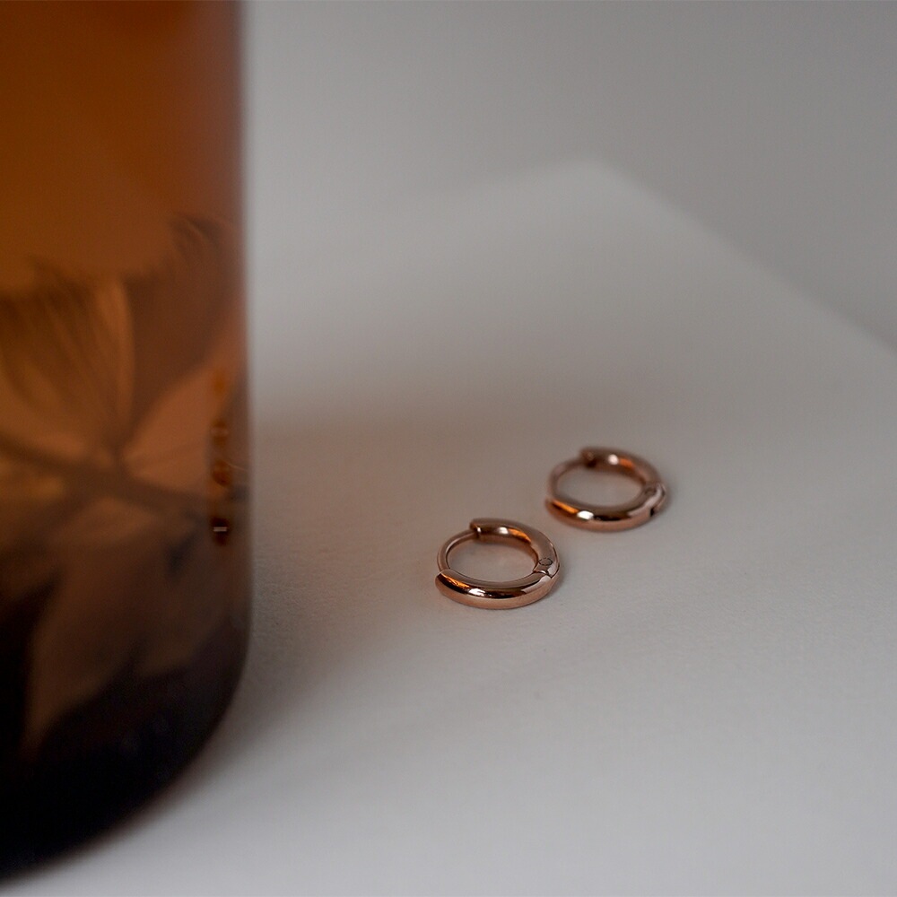 パイプフープ 中折れ式ピアス 2mm×10mm