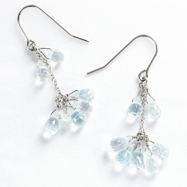 ピアス   WRフック(小) 3X5MM ブリオ アクア