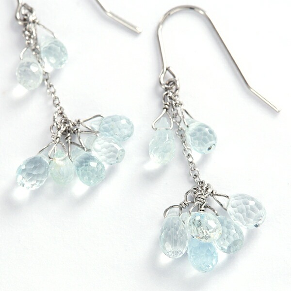 ピアス   WRフック(小) 3X5MM ブリオ アクア