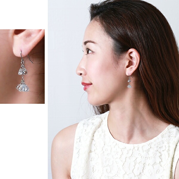 ピアス   WRフック(小) 3X5MM ブリオ アクア