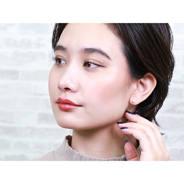 パール スタッドピアス ［4mm］