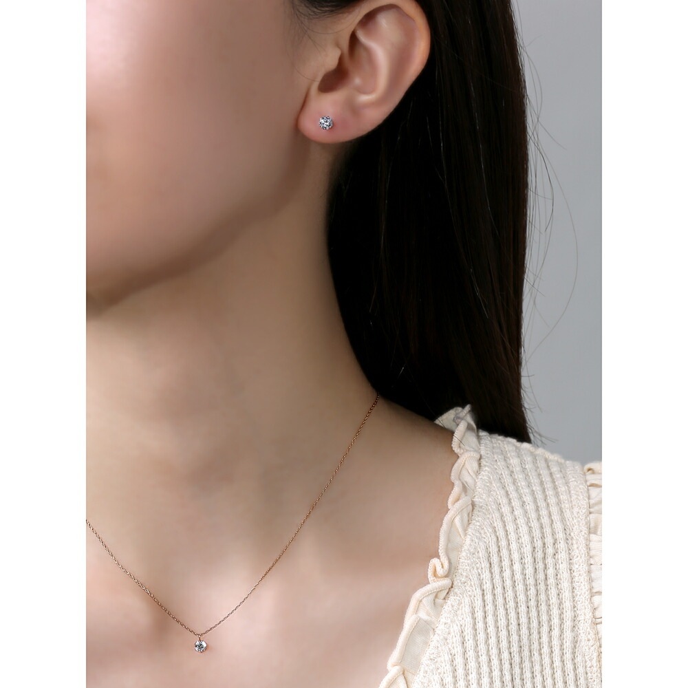 【片耳販売】0.25ct ラボグロウンダイヤモンド スタッドピアス