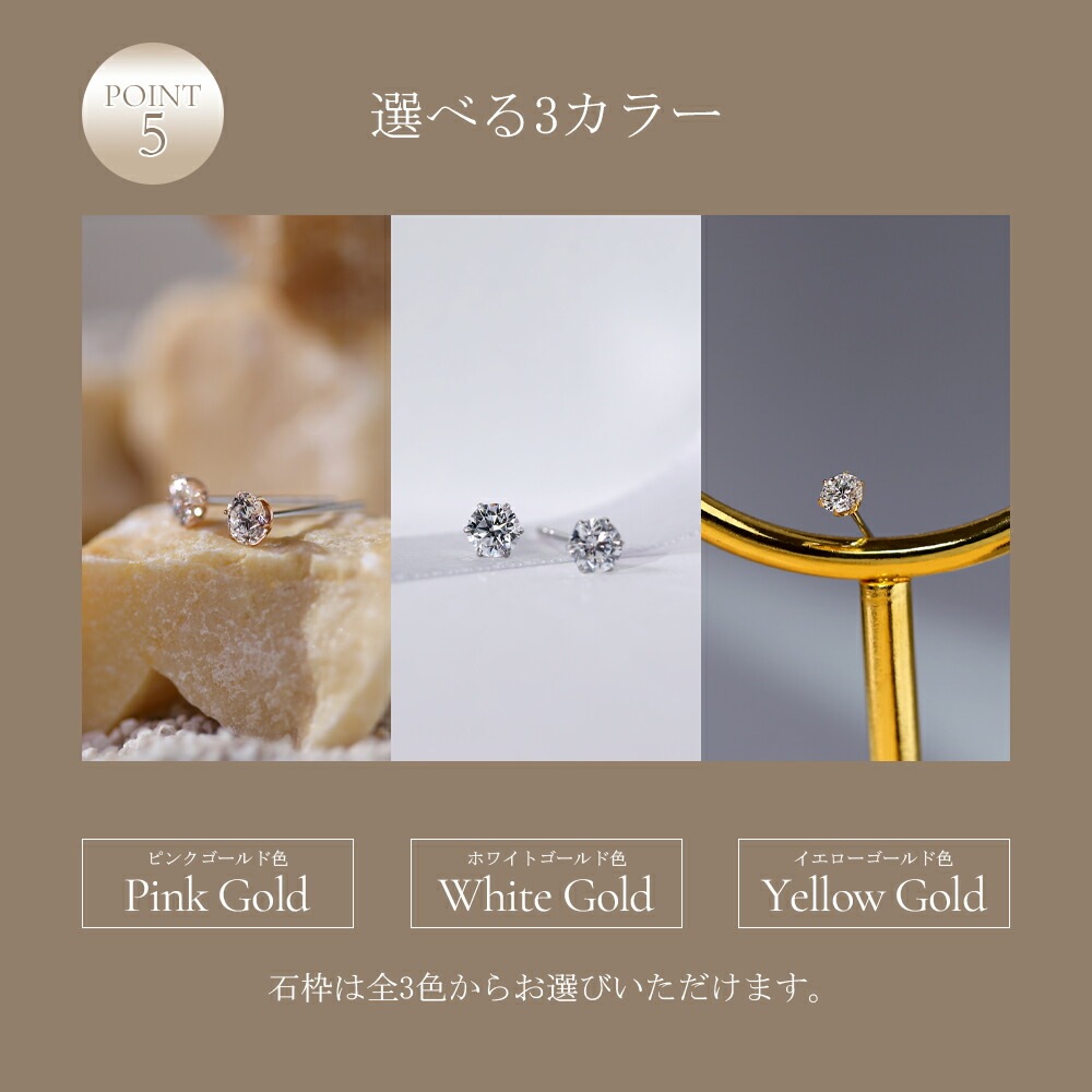 【片耳販売】0.25ct ラボグロウンダイヤモンド スタッドピアス