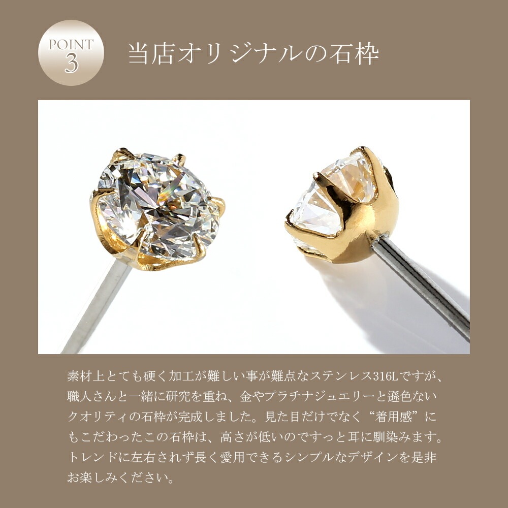 【片耳販売】0.1ct ラボグロウンダイヤモンド スタッドピアス