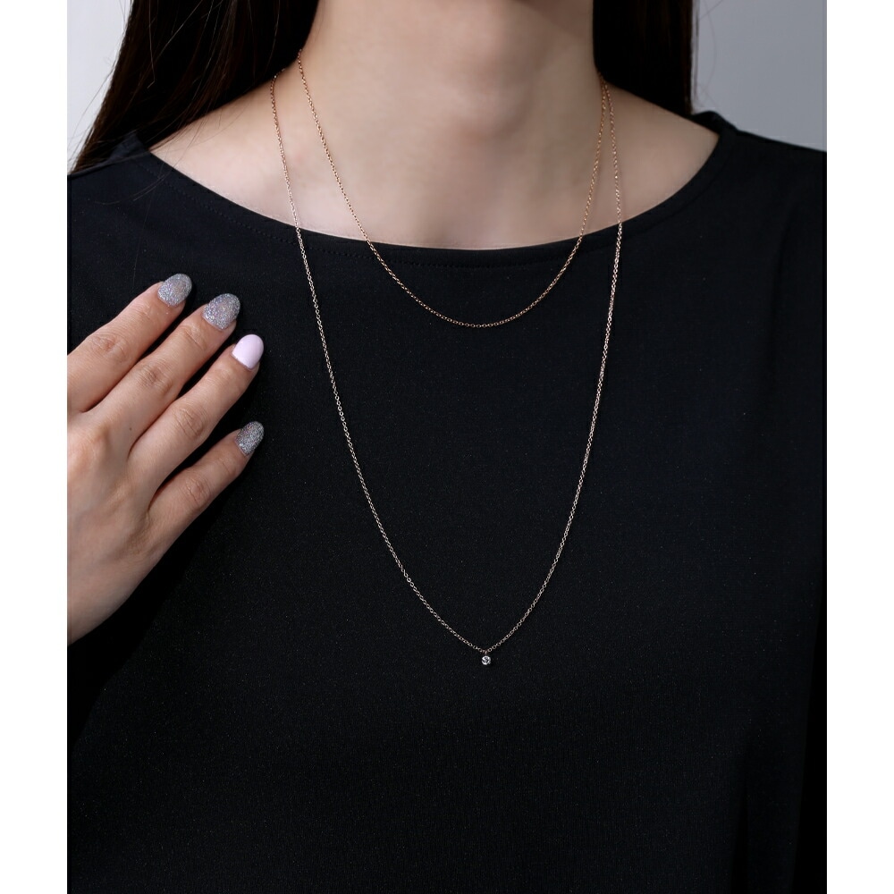 0.1ctラボグロウンダイヤモンドネックレス | ネックレス | Negozietto