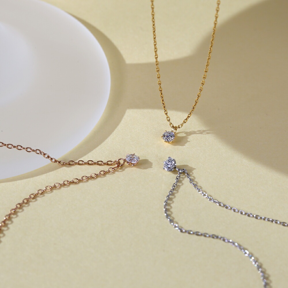 0.1ct ラボグロウンダイヤモンド ネックレス