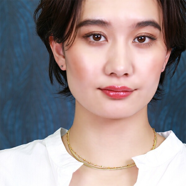 丸玉 スタッドピアス 3mm 【ホワイトゴールド色】