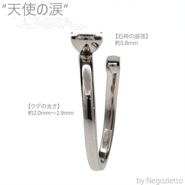 リング 金属アレルギー対応 指輪 レディース 誕生日 プレゼント ステンレス316L リング (#9/#11/#13) スワロフスキー キュービック